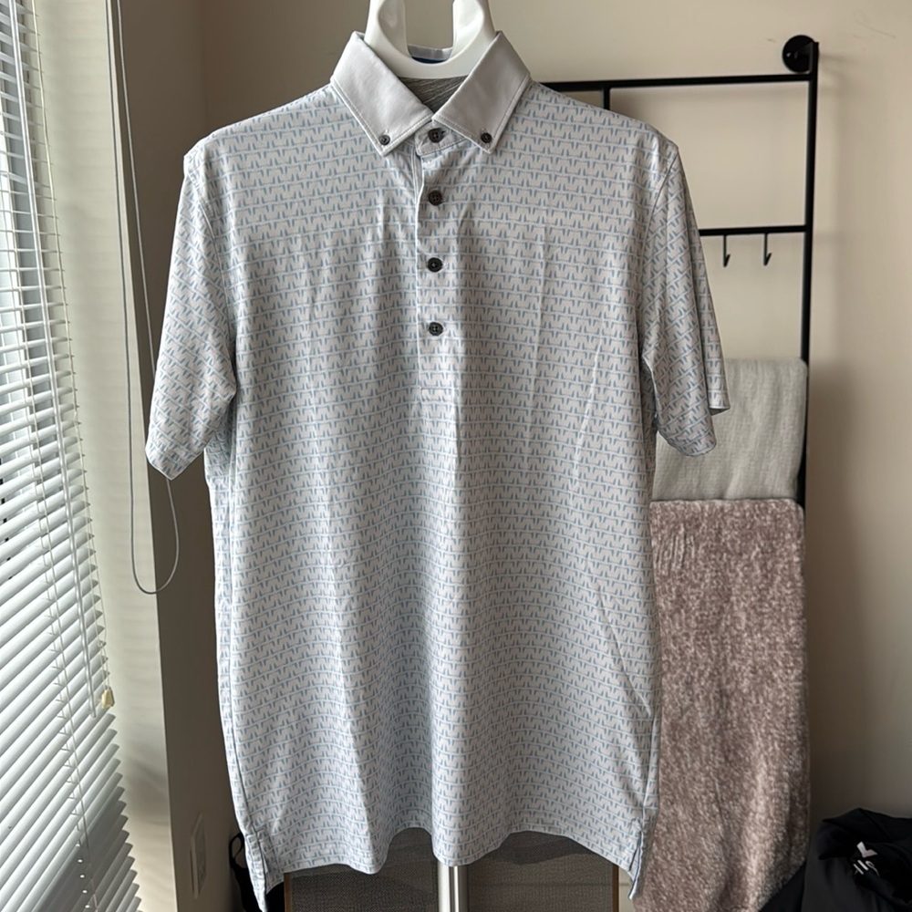 Greyson Printed Golf Polo